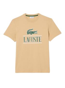 T-Shirt Lacoste Timeless Beige Homme et Femme