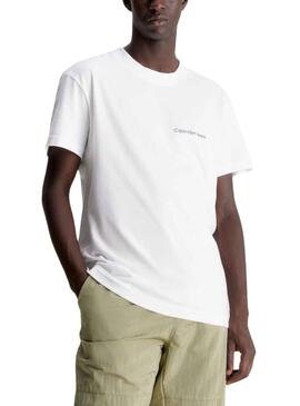T-Shirt Calvin Klein Jeans Basica Blanc 