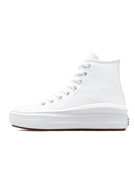 Sneakers Chuck Taylor All Star Move Blanc Femme.