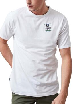 Traduction en français : T-shirt Altonadock Wave blanc pour homme