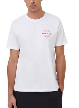 T-shirt Pepe Jeans Craig Blanc Pour Homme