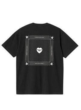 T-shirt Carhartt Heart Bandana Negro Pour Homme