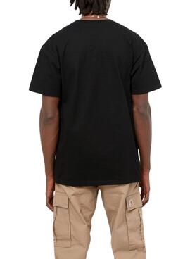 Maillot Carhartt S/S Chase Noir pour Homme