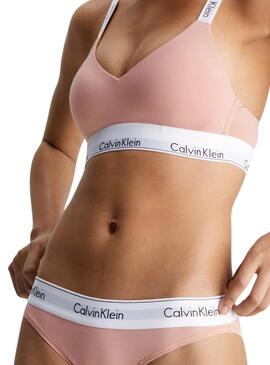 Culotte Calvin Klein en rose pour femme