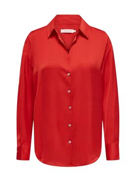 Chemise Only Winnie Rouge pour Femme
