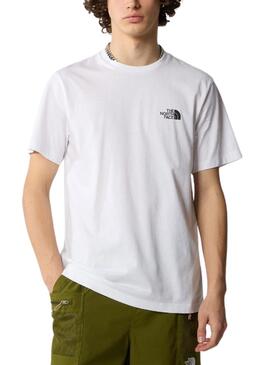 Camiseta The North Face Simple Dome Blanche Homme