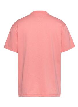 Maillot Tommy Jeans Corp Rose pour Homme