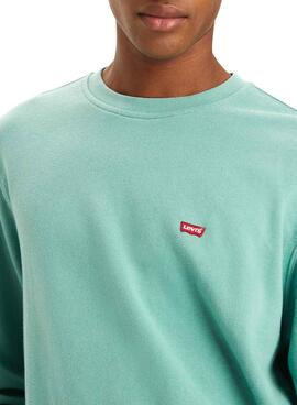 Sweatshirt Levis Housemark Turquoise pour Homme