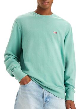 Sweatshirt Levis Housemark Turquoise pour Homme