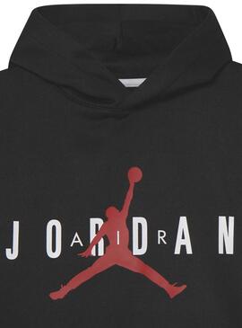 Sweat à capuche Jordan Jumpman Sustainable Noir Enfant