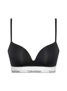 Soutien-gorge Calvin Klein Plunge Noir pour Femme