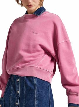 Sudadera Pepe Jeans Lynette Rose pour Femme