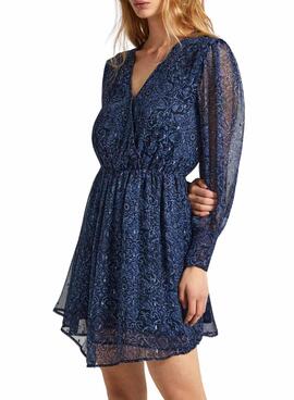 Robe Pepe Jeans Camille Marine pour femme
