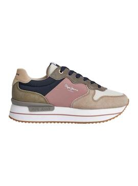 Baskets Pepe Jeans Rusper Queen Rose pour Femme