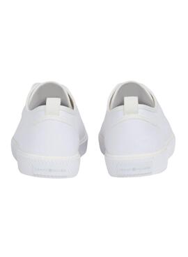 Sneakers Tommy Hilfiger Vulc Canvas Blanc Pour Femme