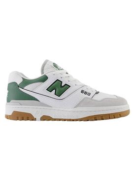 Chaussures New Balance BB550 Vertes pour Homme
