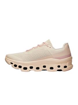 Chaussures On Cloud Monster Rose pour femmes.