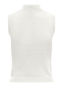 Top Only Lill Point Blanc pour Femme.