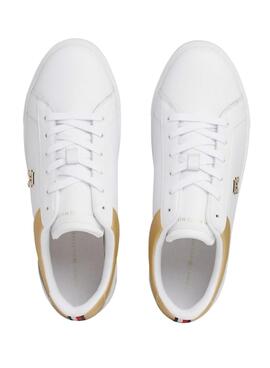 Sandales Tommy Hilfiger Plateforme Blanc Pour Femme