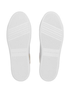 Sandales Tommy Hilfiger Plateforme Blanc Pour Femme