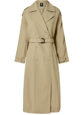 Trenchcoat Ecoalf Errigal Marrón pour femme