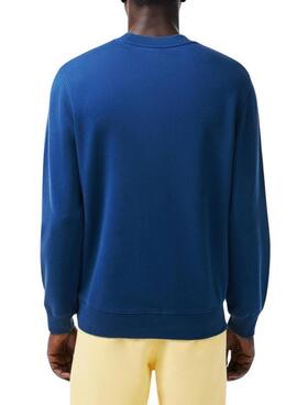 Sweatshirt Lacoste Retro Bleu pour Homme