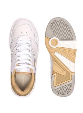 Chaussure Lacoste Lineshot blanche pour femme.