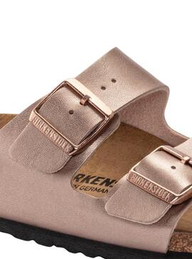 Sandales Birkenstock Arizona BF Cuivre pour Femme