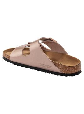 Sandales Birkenstock Arizona BF Cuivre pour Femme