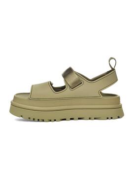 Sandales UGG Goldenglow Vertes pour Femmes