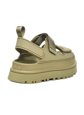 Sandales UGG Goldenglow Vertes pour Femmes