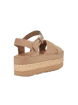 Sandales UGG Aubrey Cheville Beige pour Femme