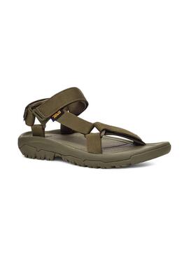 Sandales Teva Hurricane vertes pour homme