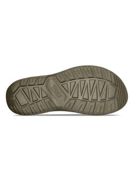 Sandales Teva Hurricane vertes pour homme