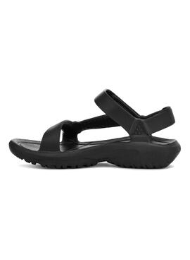 Sandales Teva Hurricane en caoutchouc noir pour femme