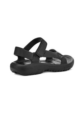 Sandales Teva Hurricane en caoutchouc noir pour femme