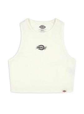 Top Dickies Powers Blanc Pour Femme
