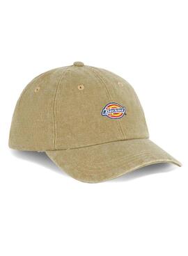 Casquette Dickies Hardwick en Velours Côtelé Beige pour Femme et Homme