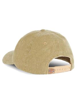 Casquette Dickies Hardwick en Velours Côtelé Beige pour Femme et Homme