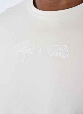 T-shirt Project x Paris Weight Beige Pour Homme