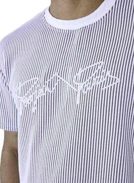 Maillot Project x Paris Rayé Gris et Blanc Pour Homme