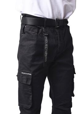 Pantalon Project x Paris Cargo Noir Pour Homme