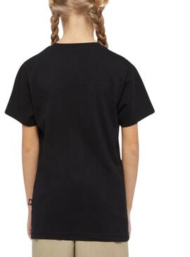 T-shirt Dickies Mapleton Tee Noir Pour Fille.