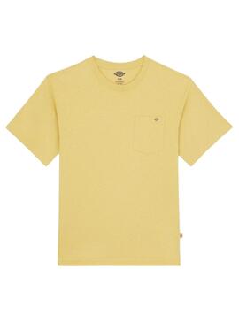 T-shirt Dickies Luray Pocket Jaune Pour Homme