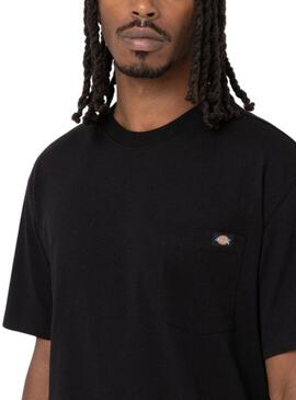 T-shirt Dickies Luray Pocket Noir Pour Homme