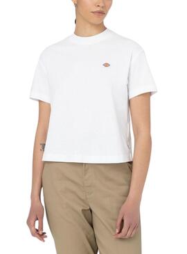 Maillot Dickies Oakport Boxy Blanc pour Femme