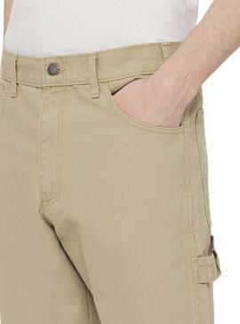 Bermuda Dickies Duck Canvas Court Beige pour Homme