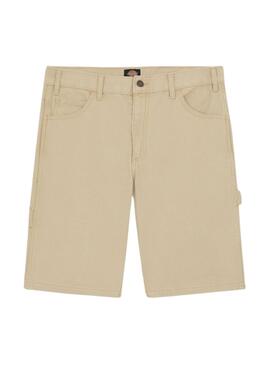 Bermuda Dickies Duck Canvas Court Beige pour Homme