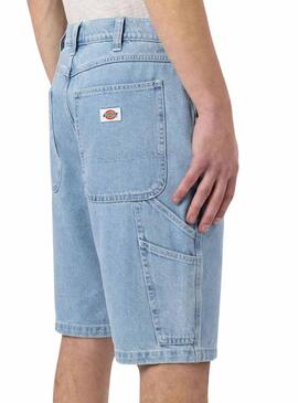 Bermuda Dickies Garyville Denim Bleu Pour Homme