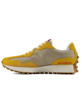 Chaussures New Balance 327 rétro jaune pour homme